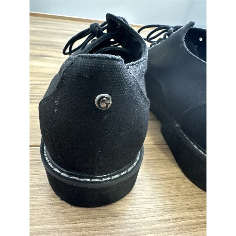 Men's Guess Denim Black‎ Oxford Dress Shoes Size 10.5 Lace Up